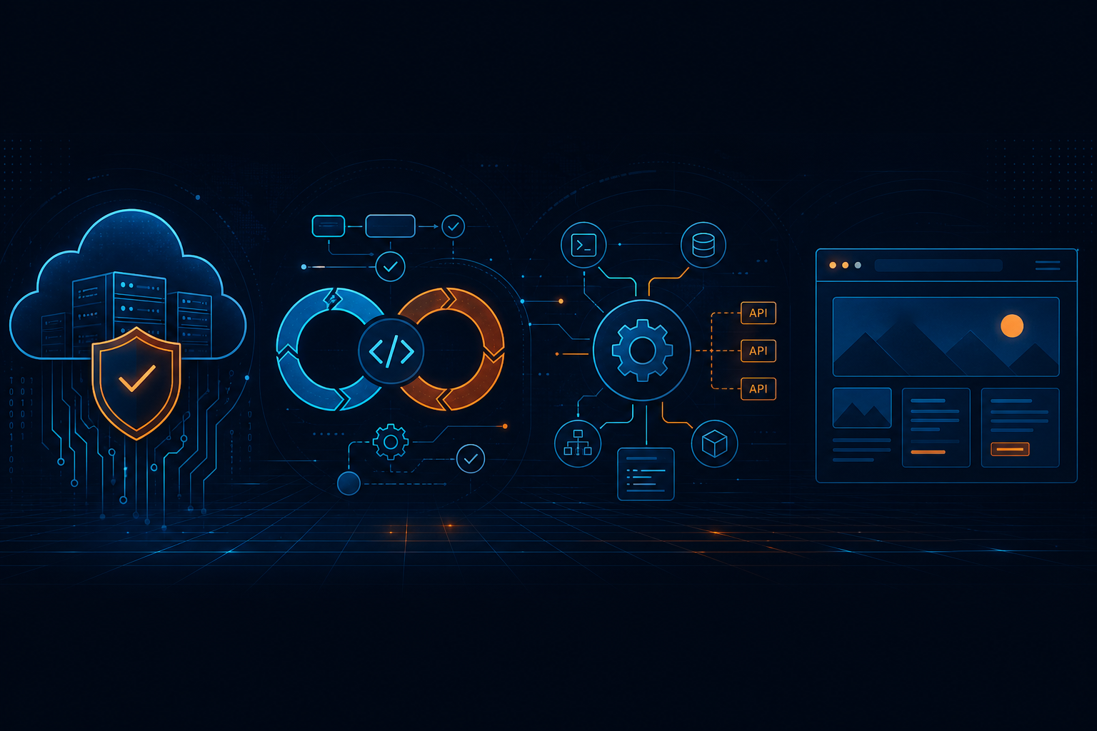 Servicios DSinf: cloud y seguridad, DevOps, automatización e integración API, desarrollo web